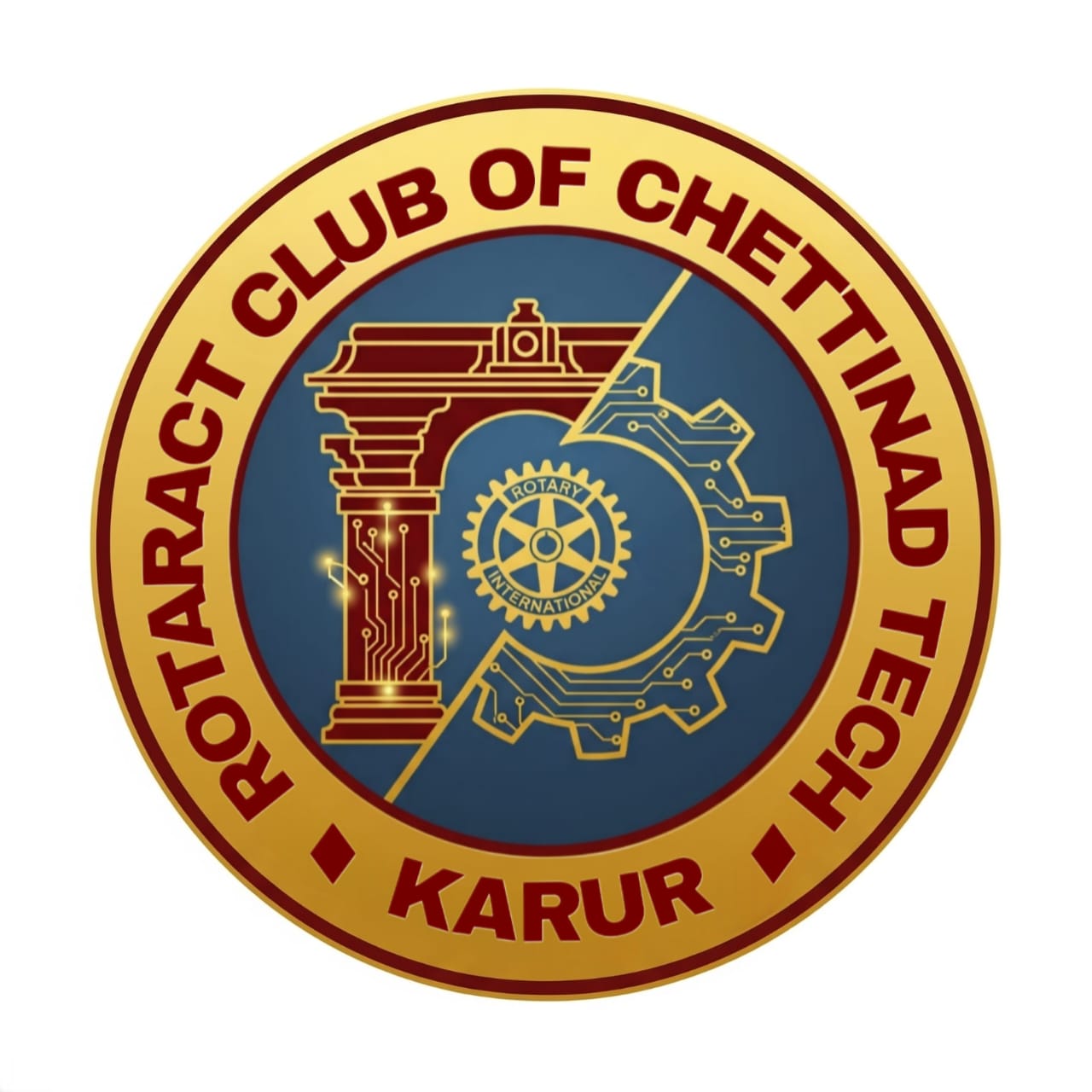Rotaract Club of Chettinad Tech Logo